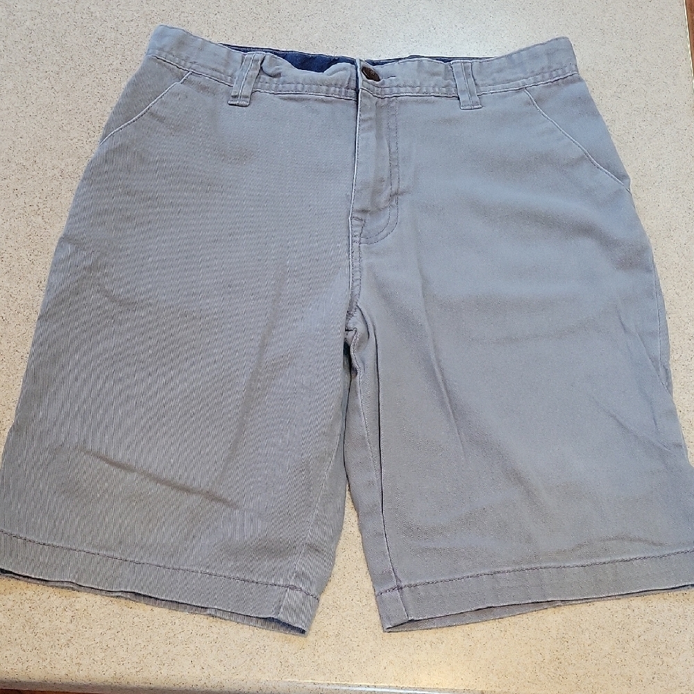 Wonder Nation Size 16 Light Gray Flat Front Shorts